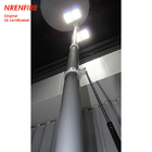 4x180W LED mounted roof mast light 4.5m pneumatic telescopic mast, vehicle roof mount mast light tower
