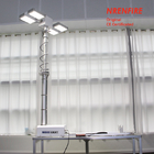 3.7m vehicle roof mount pneumatic telescopic mast light tower for fire tenders/ remote control/ robot mast light