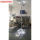 vehicle roof mounted foldable pneumatic telescopic mast tower light/roof mast light/night scan light tower 2.8m height