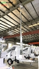 mobile lighting tower-4x435W solar panel powered-8x200AH batteries-9m hydraulic mast tower