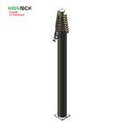15m lockable pneumatic telescopic mast 30kg payloads 2.8m closed height for antenna masts and towers
