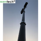 3.5m pneumatic telescopic mast for mobile light tower, fire truck lighting , inside electric wires telescopic mast